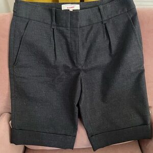 BCBGMaxAzria Charcoal Wool Blend Shorts